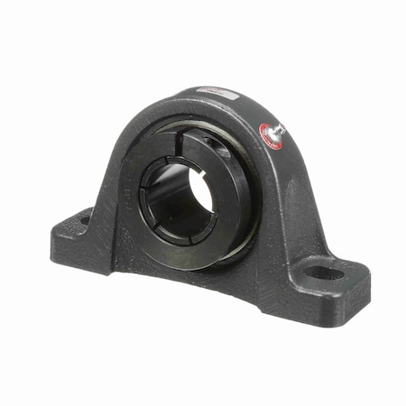 Browning Mounted Cast Iron Two Bolt Pillow Block Ball Bearing, 52100 Bearing Steel, Concentric Lock VPB-327 AH